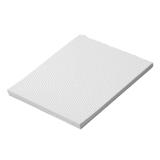 Bloc-note ZigZag gris simple (Tourné)