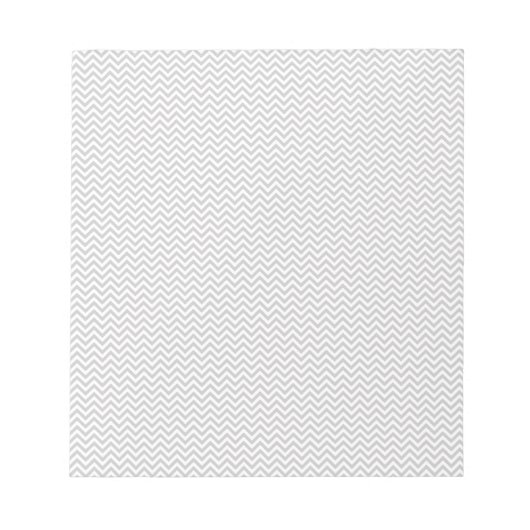 Bloc-note ZigZag gris simple (Devant)