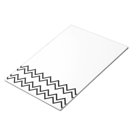 Bloc-note Zigzag noir (Incliné)