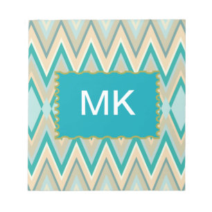 Bloc-note zigzag-téléphones diagonale