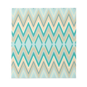 Bloc-note zigzag-téléphones diagonaux