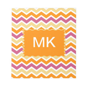 Bloc-note Zigzag tribal vibrant