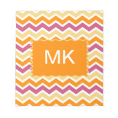 Bloc-note ZigZag tribale dynamique (Devant)