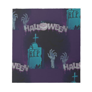 Bloc-note zombie halloween