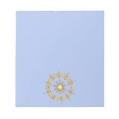 Bloc-notes 1 Roue de gouvernail maritime (Devant)
