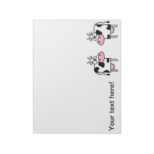 Bloc-notes 2 vaches (Tourné)