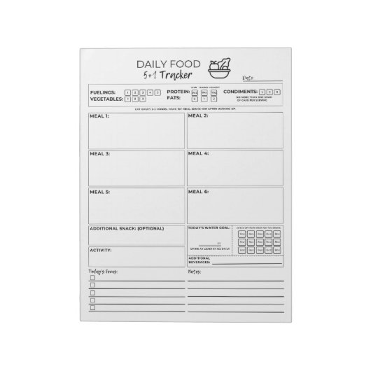 Bloc-notes 5en1 (22 x 28 cm) (Tourné)