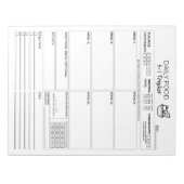 Bloc-notes 5en1 (22 x 28 cm) (Devant)