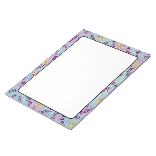 Bloc-notes 8,5 po x11 Papier fixe (Incliné)