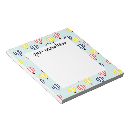 Bloc-notes à air chaud personnalisé (Incliné)