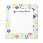 Bloc-notes à air chaud personnalisé (Devant)