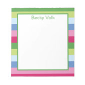 Bloc-notes à bande lumineuse (Devant)