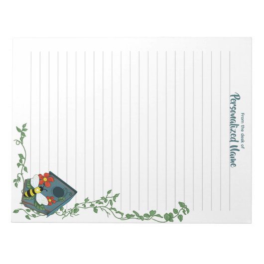 Bloc-notes à bille d'abeille (Devant)