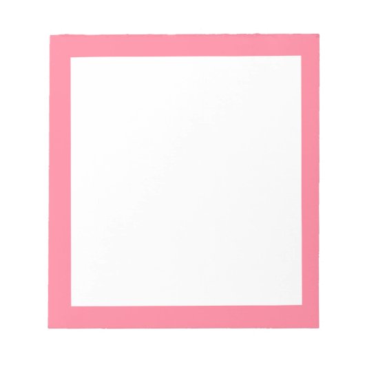 Bloc-notes à bordure rose pastèque (Devant)
