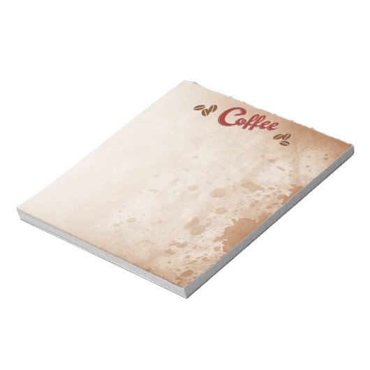 Bloc-notes à café (Tourné)