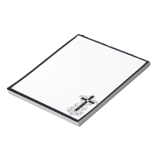 Bloc-notes à croix florissante (Tourné)