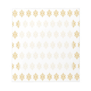 Bloc-notes à dentelle blanche