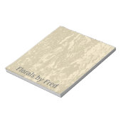 Bloc-notes à écorce défraîchie (Tourné)