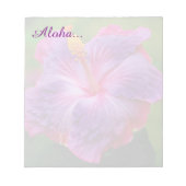 Bloc-notes à fleurs Hibiscus (Devant)