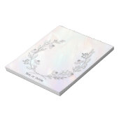 Bloc-notes à fleurs minimal (Tourné)