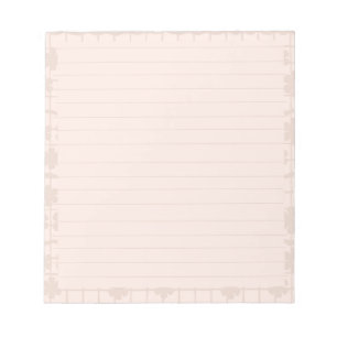 Bloc-notes à grille florale