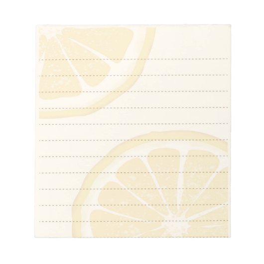 Bloc-notes à linge jaune (Devant)