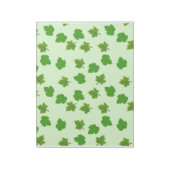 Bloc-notes à motif feuille de raisin vert (Tourné)