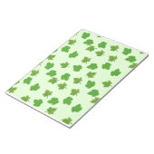 Bloc-notes à motif feuille de raisin vert (Incliné)