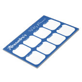 Bloc-notes à planification hebdomadaire simple per (Incliné)