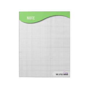 Bloc-notes à points en grille "Profitez des petite