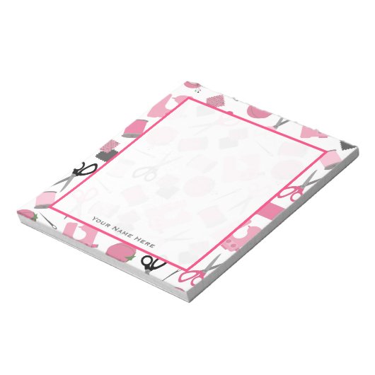 Bloc-notes à thème couture (Tourné)