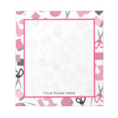 Bloc-notes à thème couture (Devant)