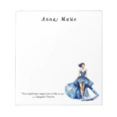 Bloc-notes à thème de mode personnalisé (Devant)