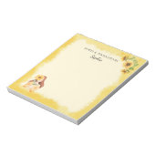Bloc-notes à thème Tournesol Mignon (Tourné)