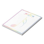 Bloc-notes à une petite note (Tourné)