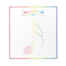 Bloc-notes à une petite note