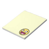 Bloc-notes à visage génial (Tourné)