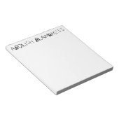 Bloc-notes ABOLISH BLANDNESS (Incliné)