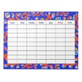 Bloc-notes abstrait (Devant)