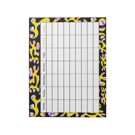 Bloc-notes abstrait (Tourné)