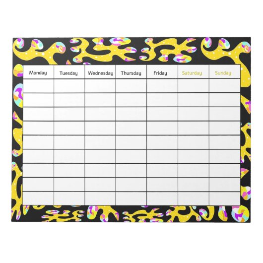 Bloc-notes abstrait (Devant)