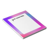 Bloc-notes Abstrait coloré (Incliné)