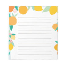 Bloc-notes - Agrumes par Ludilabel