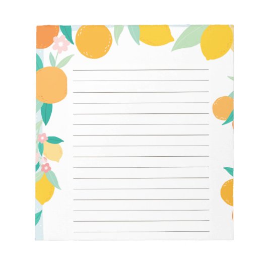 Bloc notes - Agrumes van Ludilabel Notitieblok (Voorkant)