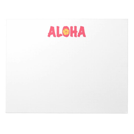 Bloc-notes Aloha (Devant)