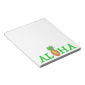 Bloc-notes ALOHA Tropical Island Hawaiian Pineappy (Incliné)