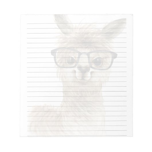 Bloc-notes Alpaca intelligent (Devant)