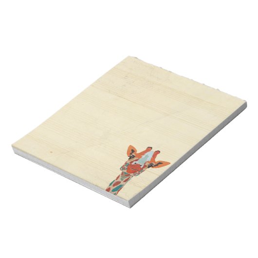 Bloc-notes Amber Peeking Giraffe (Tourné)