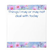 Bloc-notes amusant (Devant)