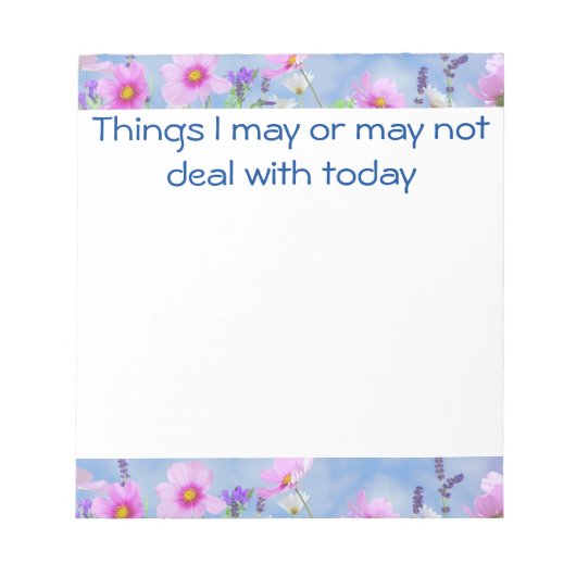 Bloc-notes amusant (Devant)